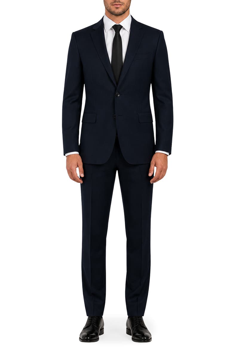 Giorgio Modern Fit Wool Suit, Main, color, NAVY