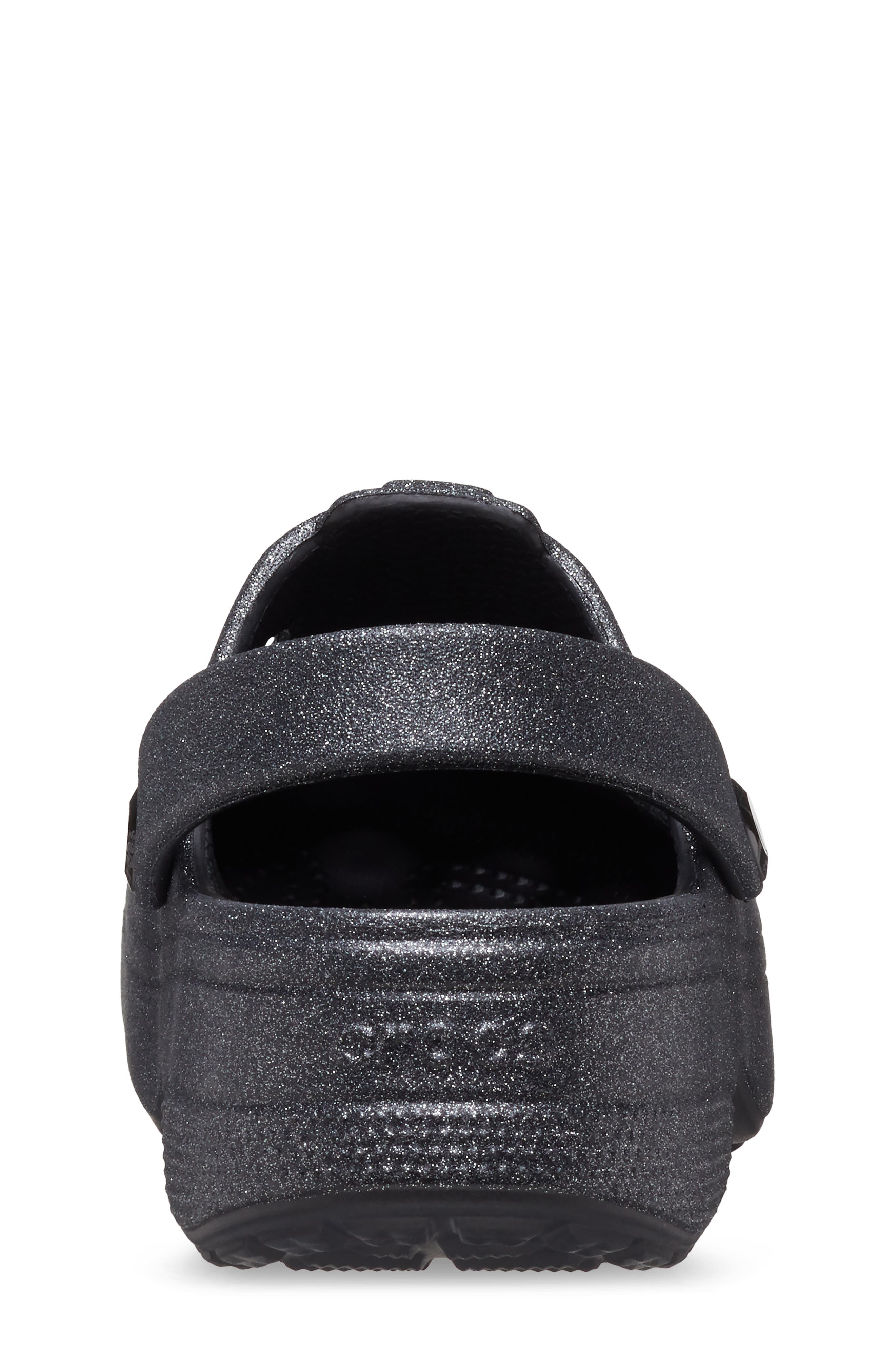 CROCS Kids' Classic Glitter Mary Jane Clog, Alternate, color, Blk