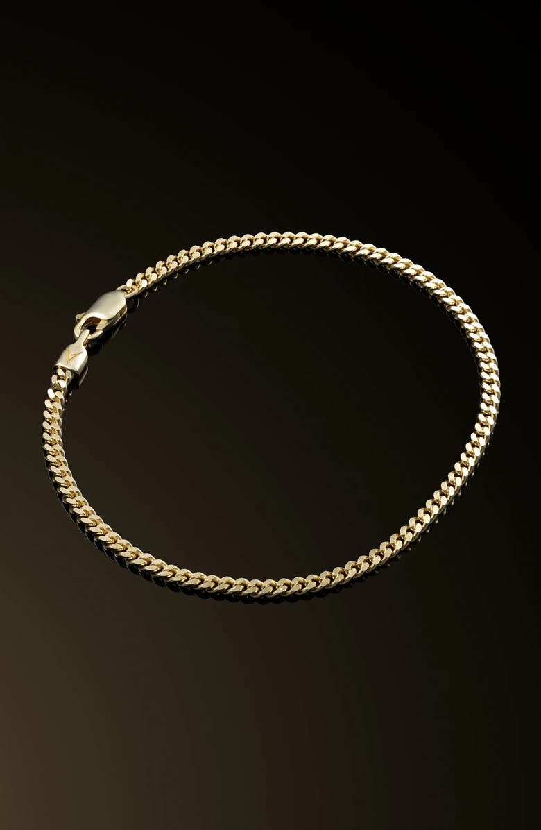 Vincero Men's Curb Chain Bracelet, Alternate, color, Gold