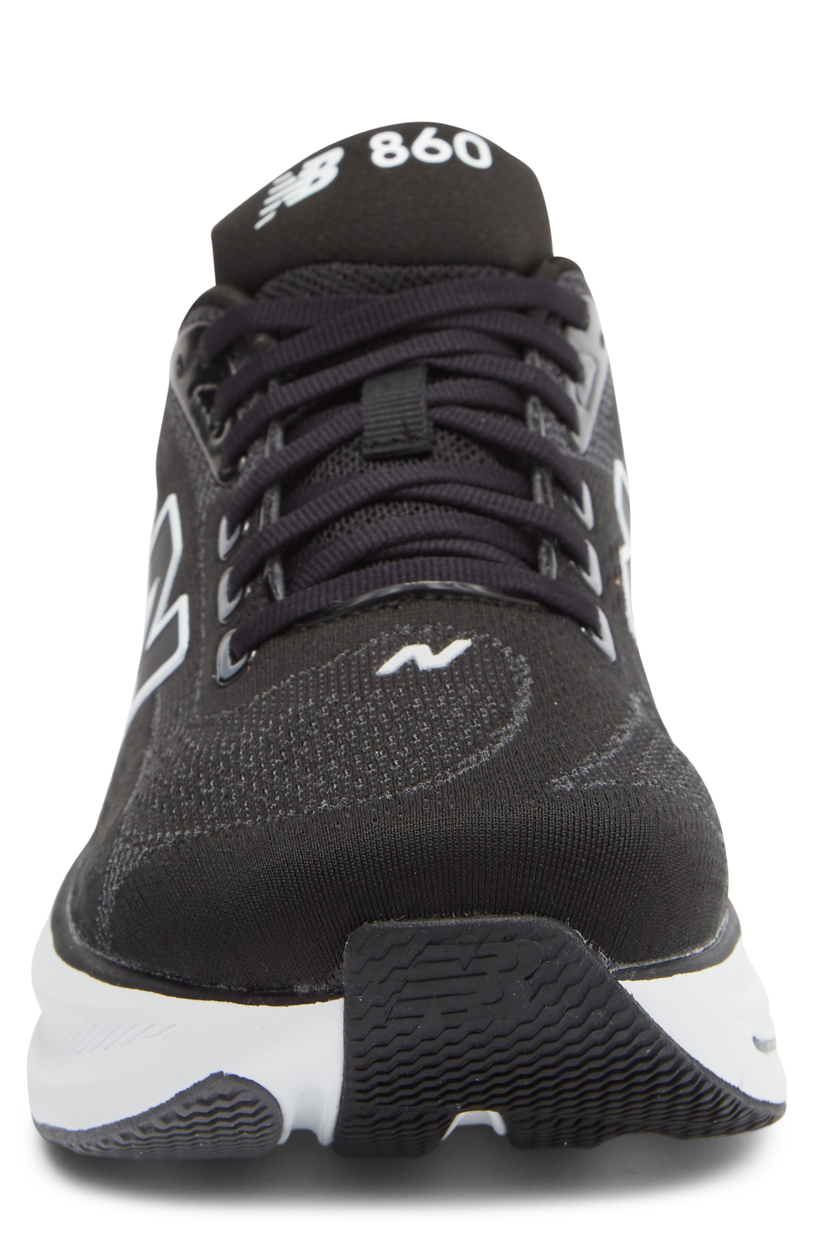 New Balance Fresh Foam X 860 v14 Running Shoe, Alternate, color, Black/ Nb 103 White
