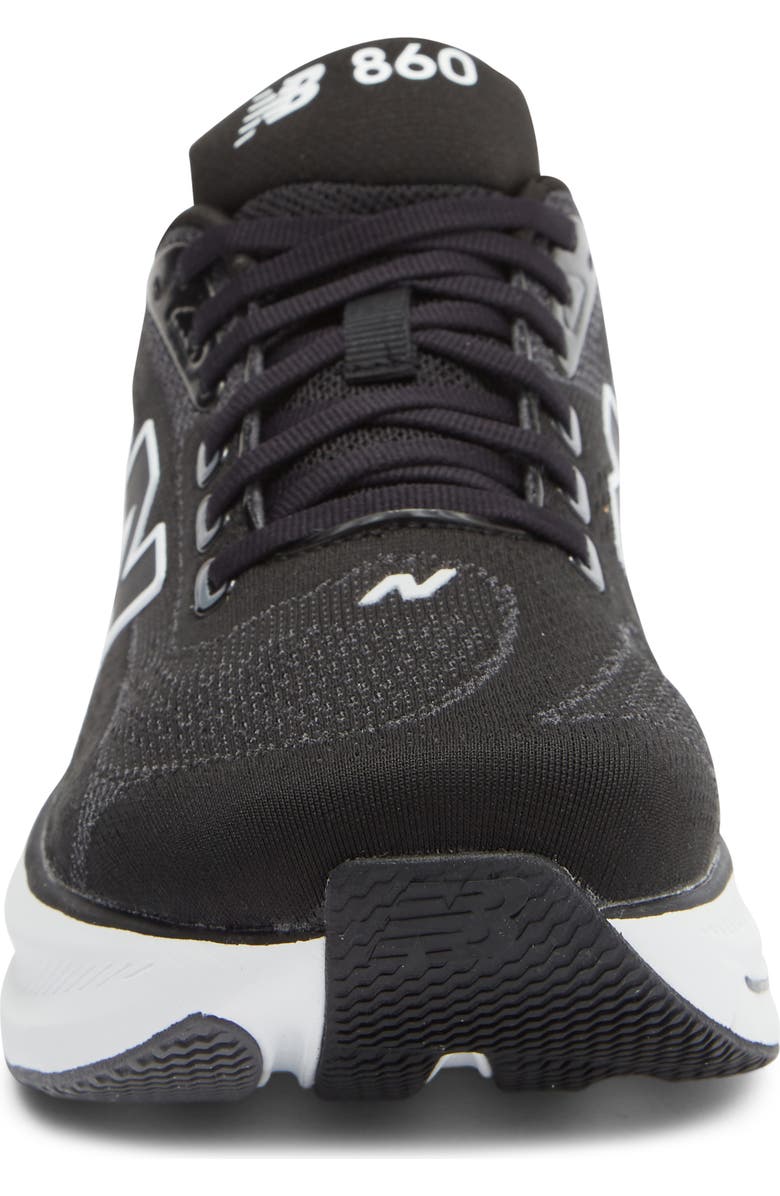 New Balance Fresh Foam X 860 v14 Running Shoe, Alternate, color, Black/ Nb 103 White