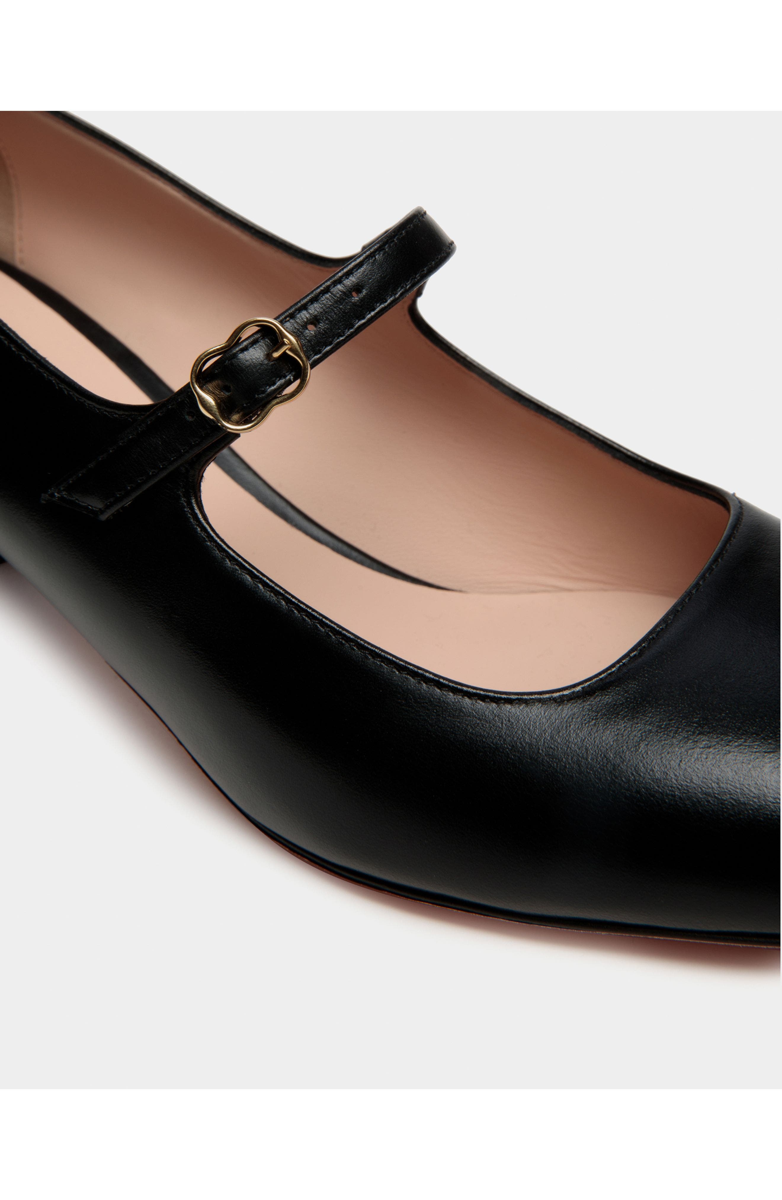 Bally rina Pump In Calf Leather, Alternate, color, Black