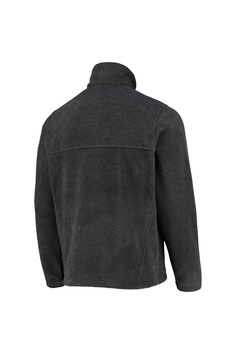 Men's Columbia Charcoal Milwaukee Brewers Full-Zip Flanker Jacket, Alternate, color, Charcoal