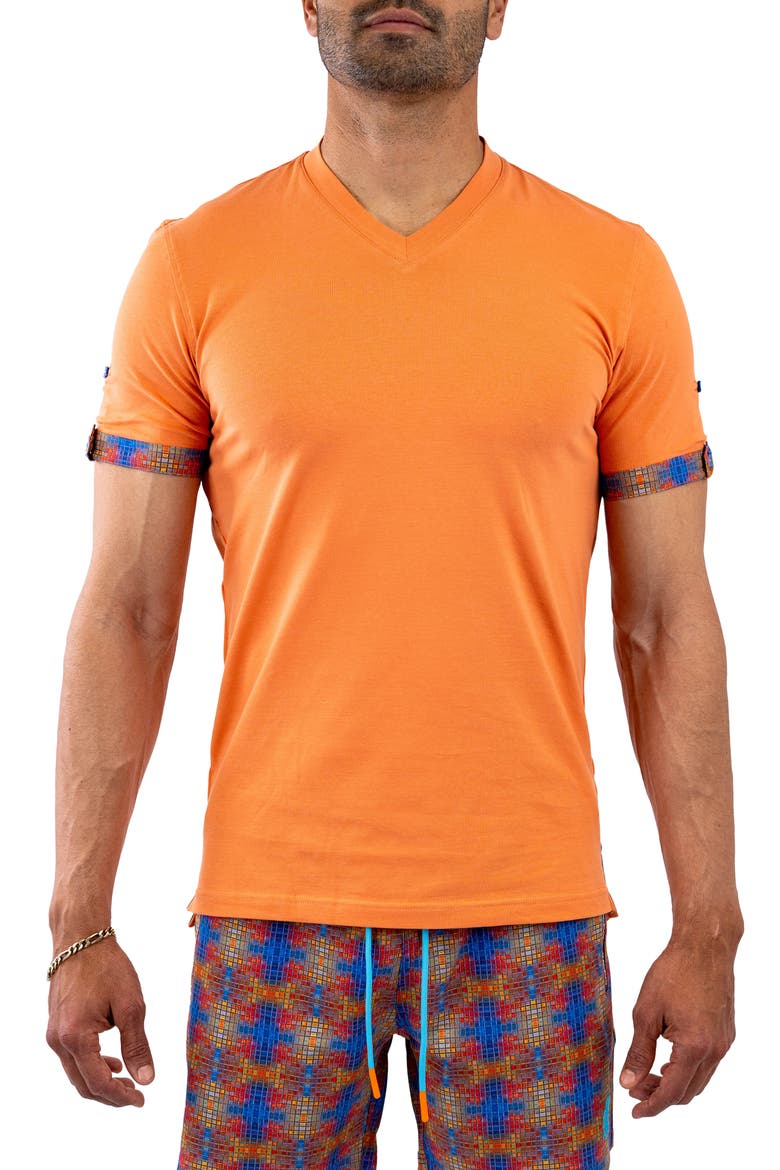 Vivaldi V-Neck T-Shirt, Main, color, ORANGE