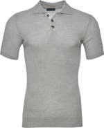 Emanuel Berg Rib Merino Wool Knit Polo
