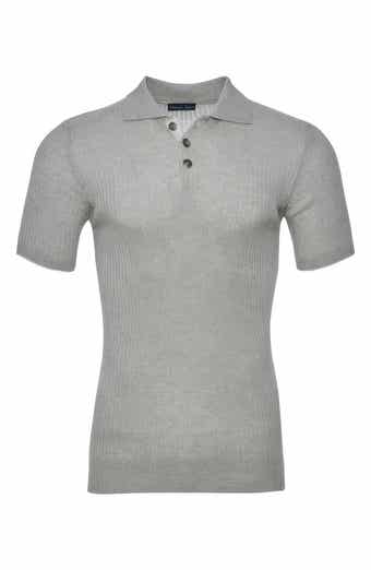 Emanuel Berg Rib Merino Wool Knit Polo