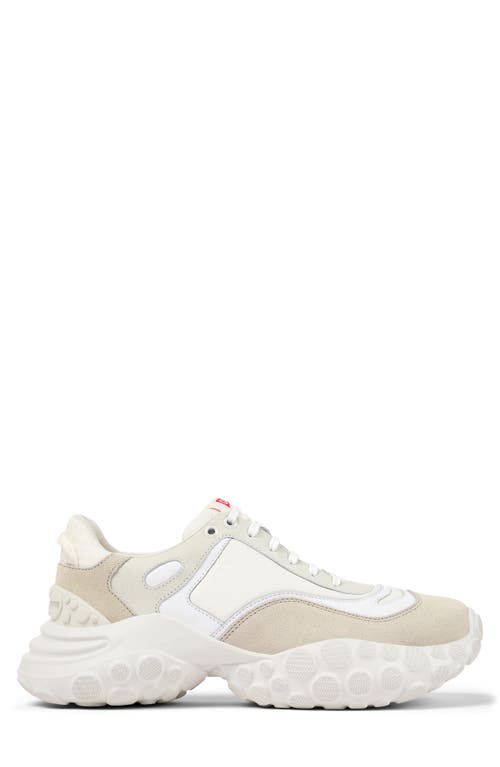 Camper Pelotas Mars Multi-paneled Sneakers In Ivory Multi