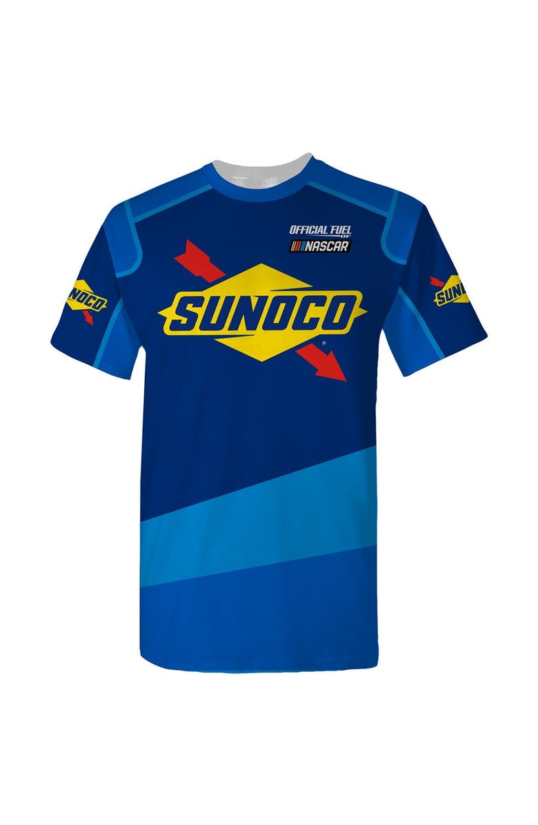 CHECKERED FLAG Men's Checkered Flag Sports Blue NASCAR Sunoco Legend Uniform T-Shirt, Alternate, color, Blue