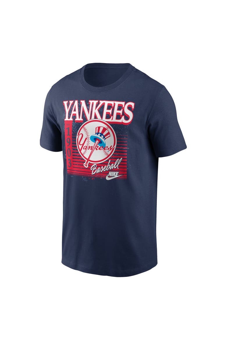 Men's Nike Navy New York Yankees Cooperstown Logo T-Shirt, Alternate, color, Navy