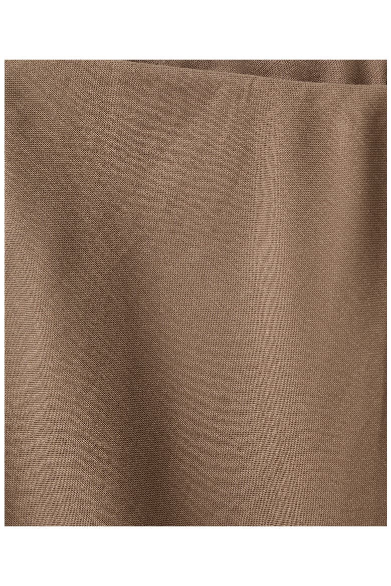 Straight Midi Skirt, Alternate, color, BROWN