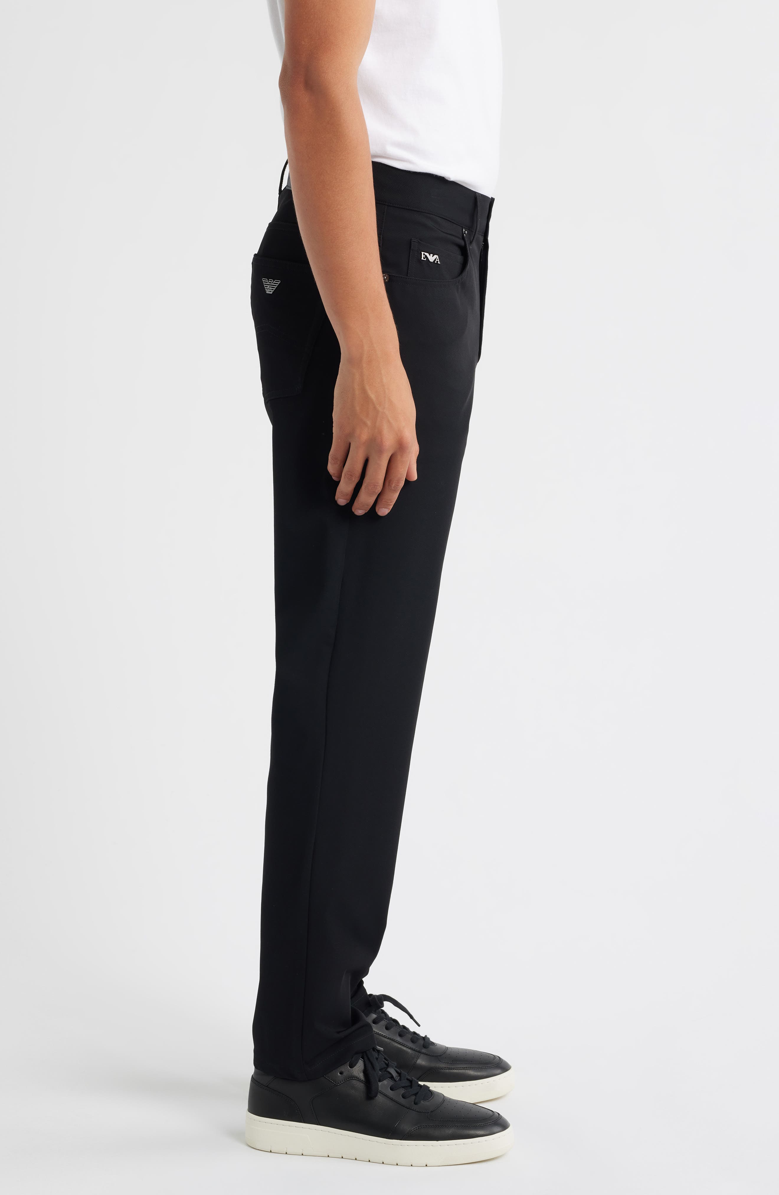 Techno Five-Pocket Straight Leg Stretch Twill Pants (Men) | Nordstrom