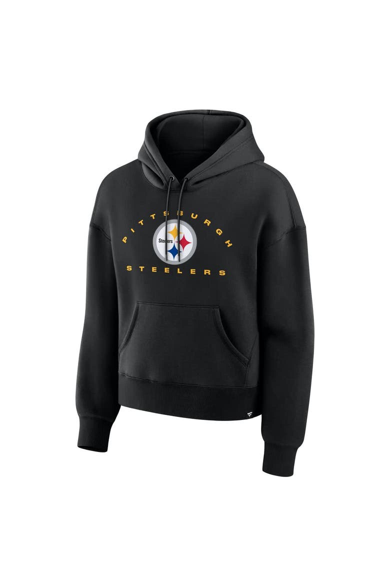 Women's Fanatics Black Pittsburgh Steelers Eligible Receiver Legacy Pullover Hoodie, Alternate, color, Black