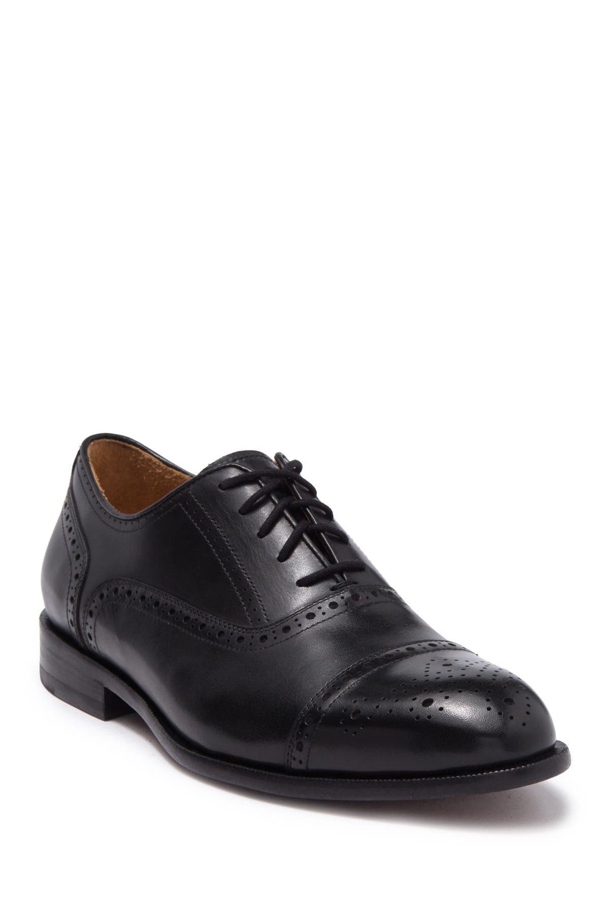 CURATORE Modica Leather Semi Brogue Derby, Main, color, 