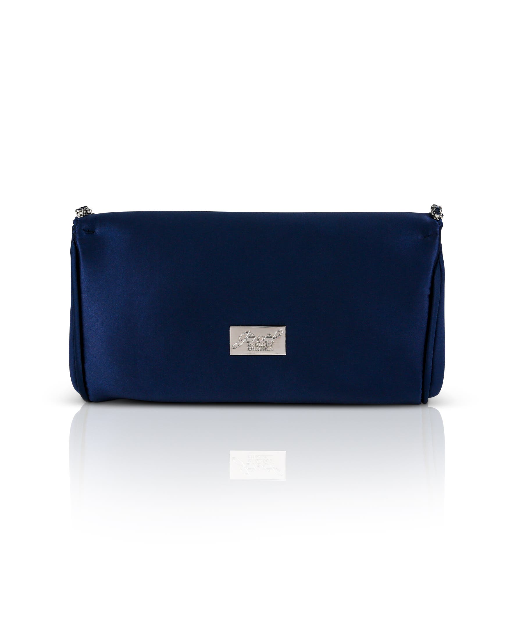 Talia Double Flap Clutch, Alternate, color, Navy