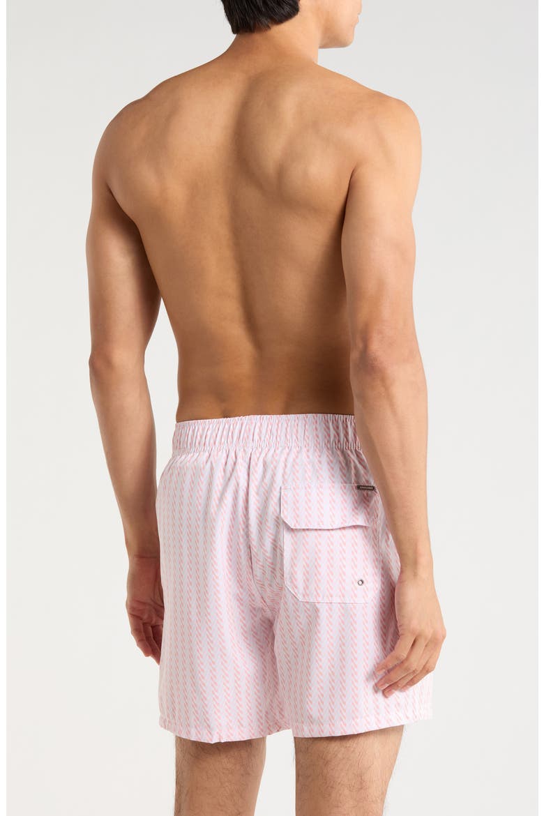 Stretch Volley Swim Shorts, Alternate, color, ORANGE