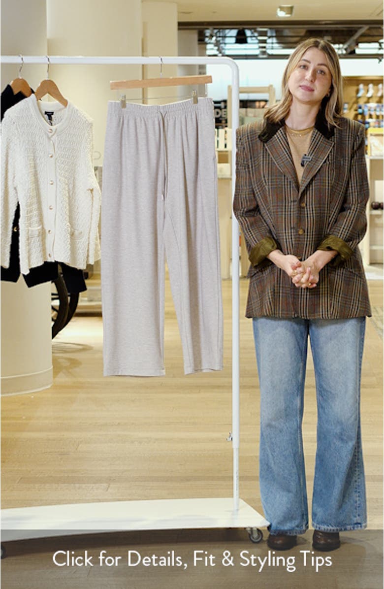 Ankle Wide Leg Sweatpants, sales video thumbnail