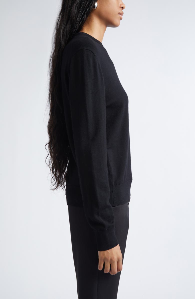 Coperni Classic Wool Sweater, Alternate, color, Black