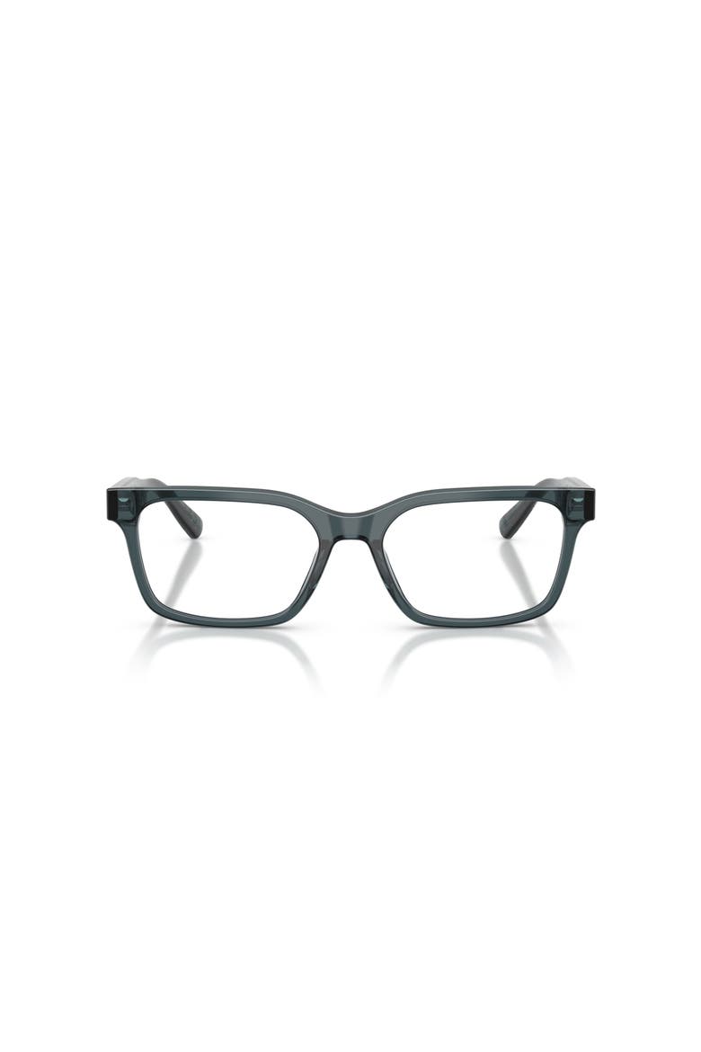 55mm Rectangle optical glasses, Alternate, color, Blue
