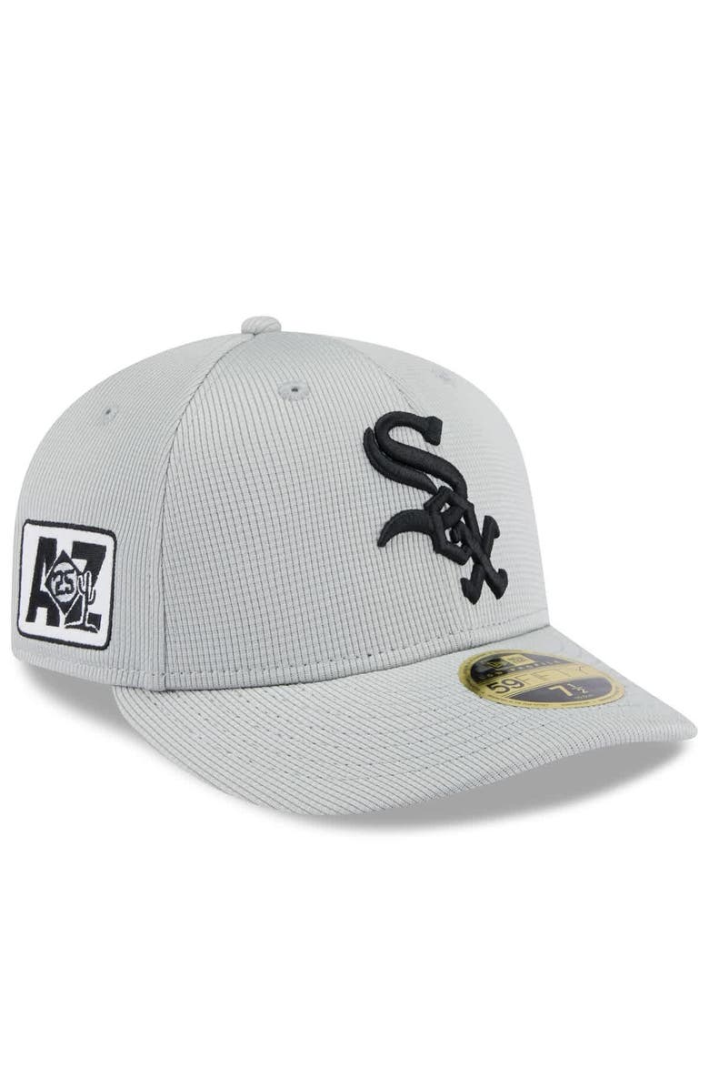 New Era Men's New Era  Gray Chicago White Sox 2025 Spring Training Low Profile 59FIFTY Fitted Hat, Main, color, Gray