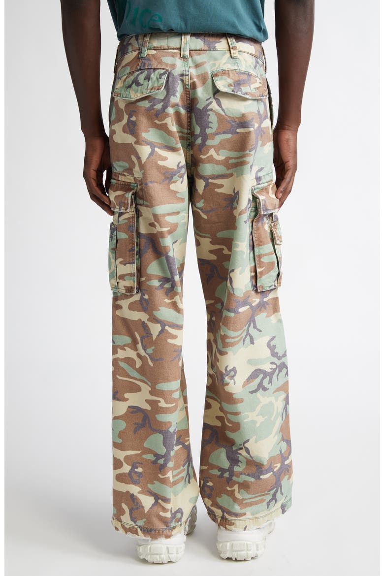 Gender Inclusive California Camo Distressed Cargo Pants (Men