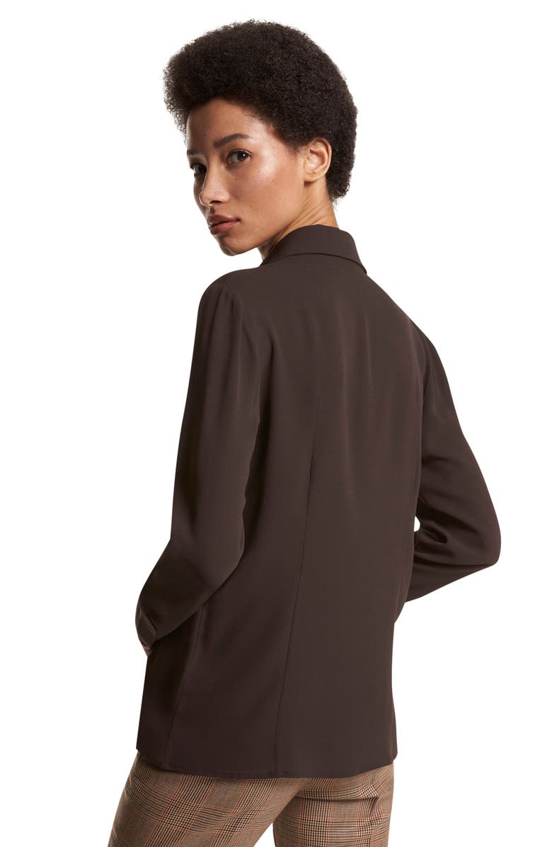 Michael Kors Collection Hansen Silk Crêpe de Chine Shirt, Alternate, color, 