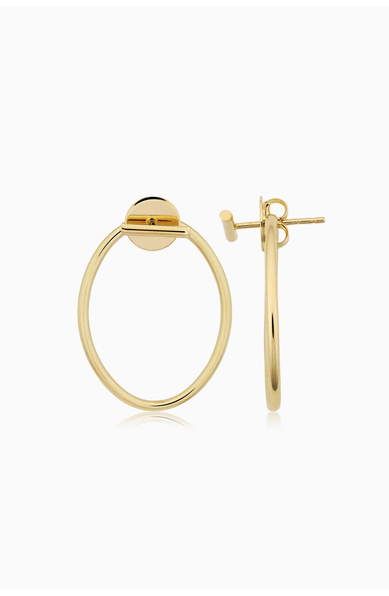 Oradina 14K Yellow Gold Roundabout Ear Jackets, Alternate, color, Yellow Gold