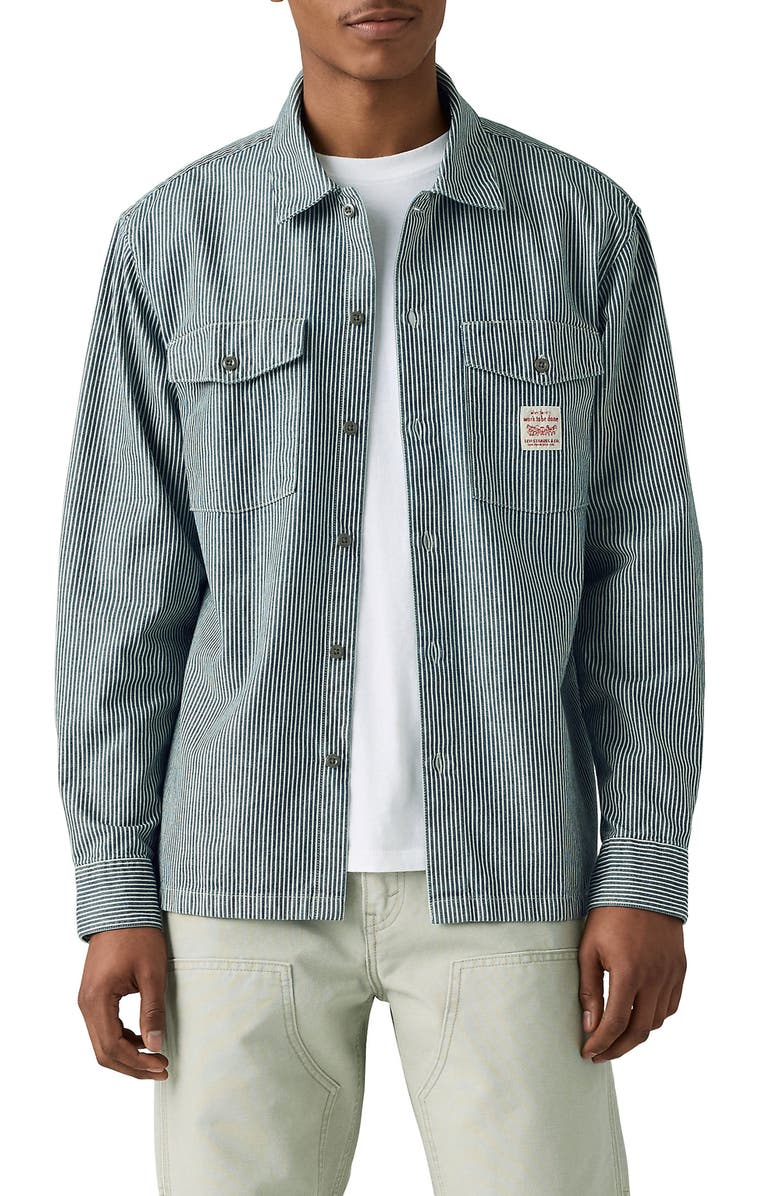 Levi's Stripe Button-Up Work Shirt, Main, color, Washington Stripe Ii