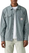 Levi's Stripe Button-Up Work Shirt