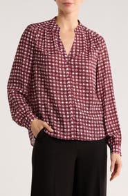 Gemma + Jane Long Sleeve Button-Up Shirt