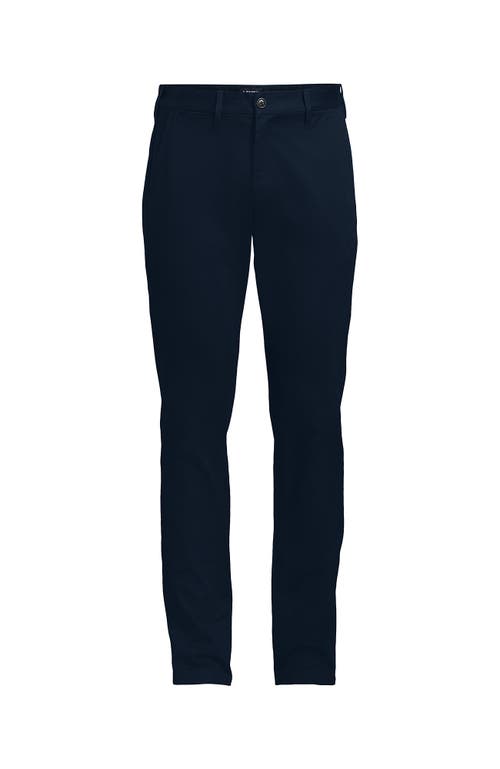 Lands' End Travel Kit Slim Fit Chino Pant In Blue
