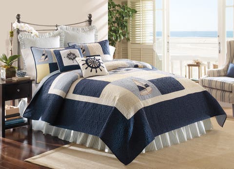 Sailing Quilt Bedding Collection