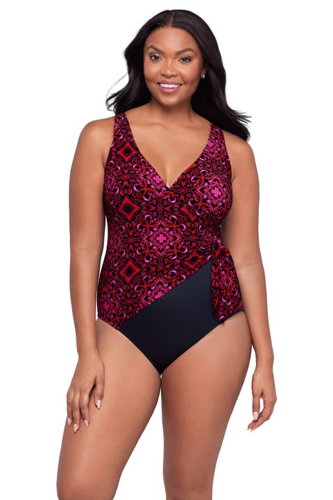 Vera Side-Tie One-Piece Control Swimsuit