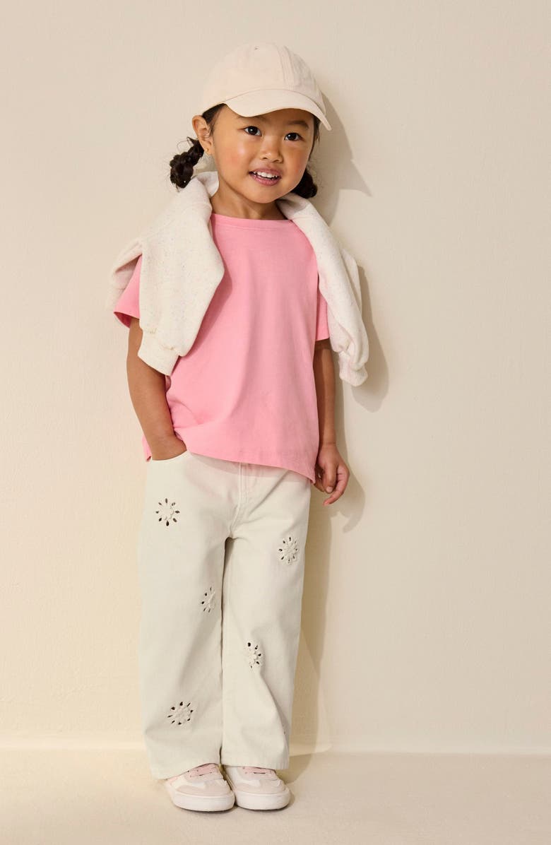 NEXT Kids' Turn Up Jeans, Alternate, color, Neutral