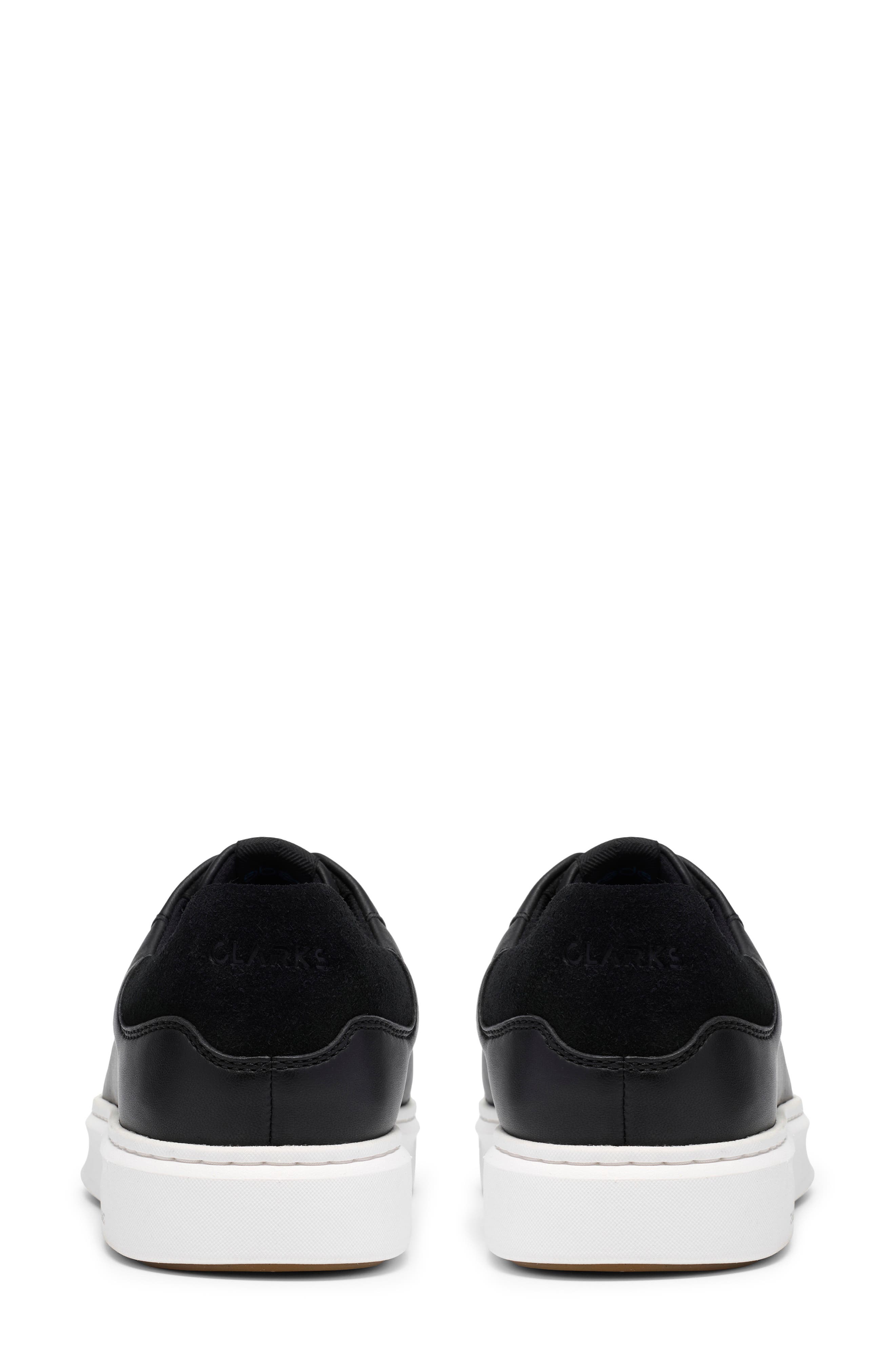 Code C Lace Leather Sneaker, Alternate, color, BLACK LEATHER