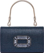 LADY COUTURE Elegant Rhinestone Satin Evening Bag