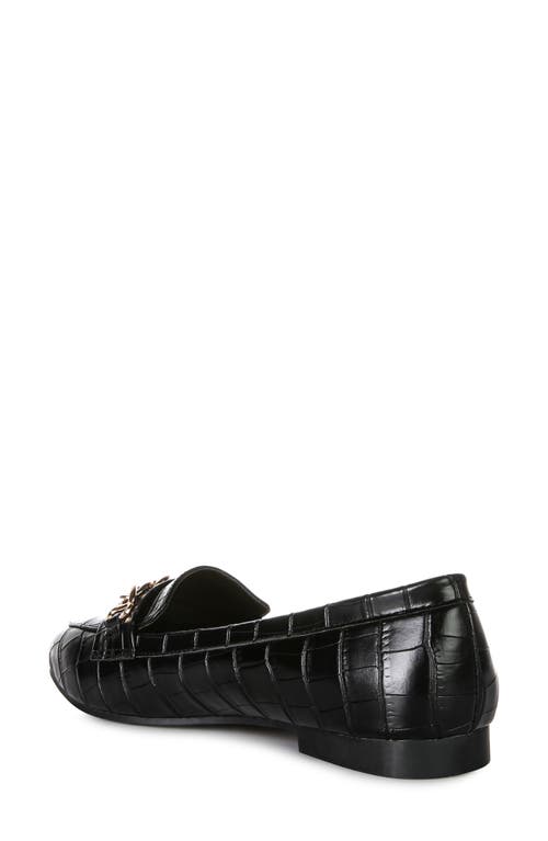 LONDON RAG LONDON RAG BRO ZONE CROC EMBOSSED CHAIN DETAIL LOAFER 