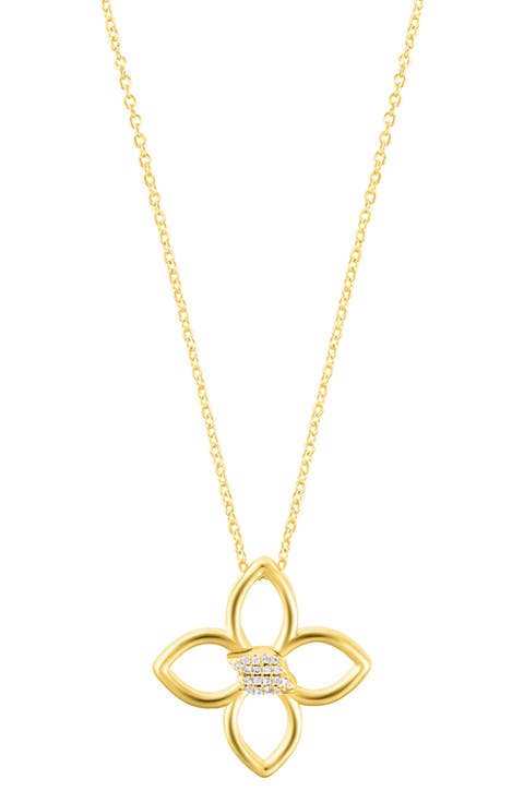 Floral Pendant Necklace