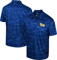 COLOSSEUM Men's Colosseum Royal Pitt Panthers Daly Print Polo