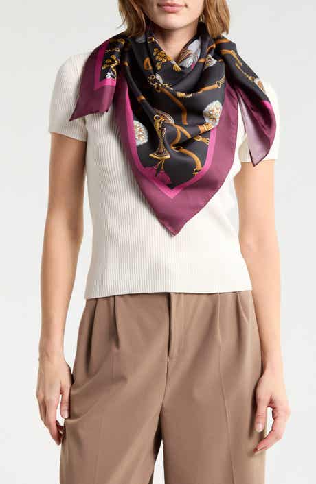 Mabel Silk Square Scarf