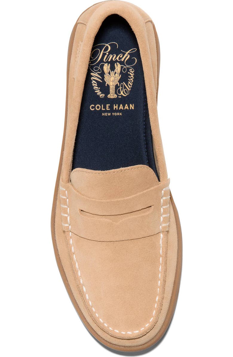 Cole Haan Pinch Long Weekend Penny Loafer, Alternate, color, Ch Buckwheat Suede / Gum