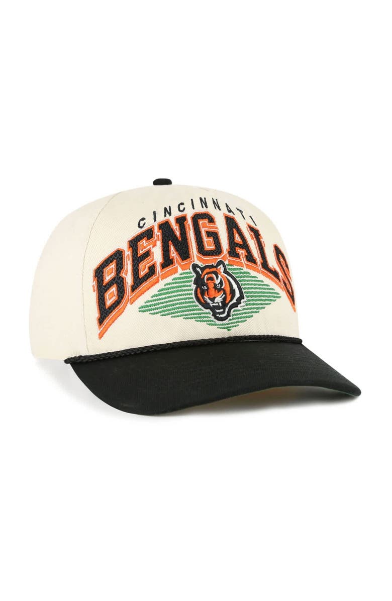 '47 Men's '47  Cream Cincinnati Bengals Pomona Rope Adjustable Hitch Hat, Alternate, color, Cream