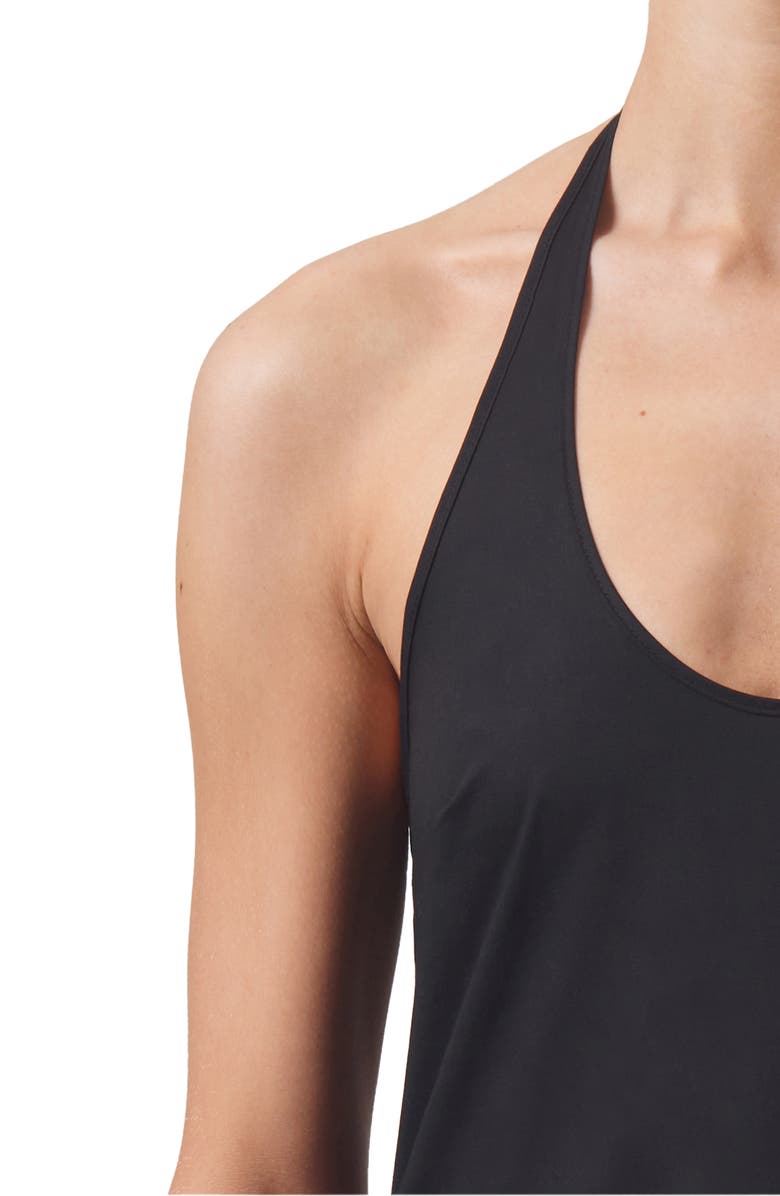 Citizens of Humanity Poppi Handkerchief Hem Cotton Halter Dress, Alternate, color,