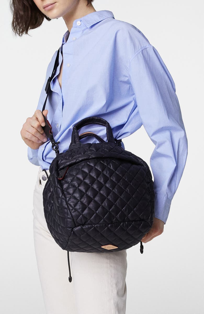 MZ Wallace Metro Water Resistant Nylon Drawstring Bucket Bag, Alternate, color,