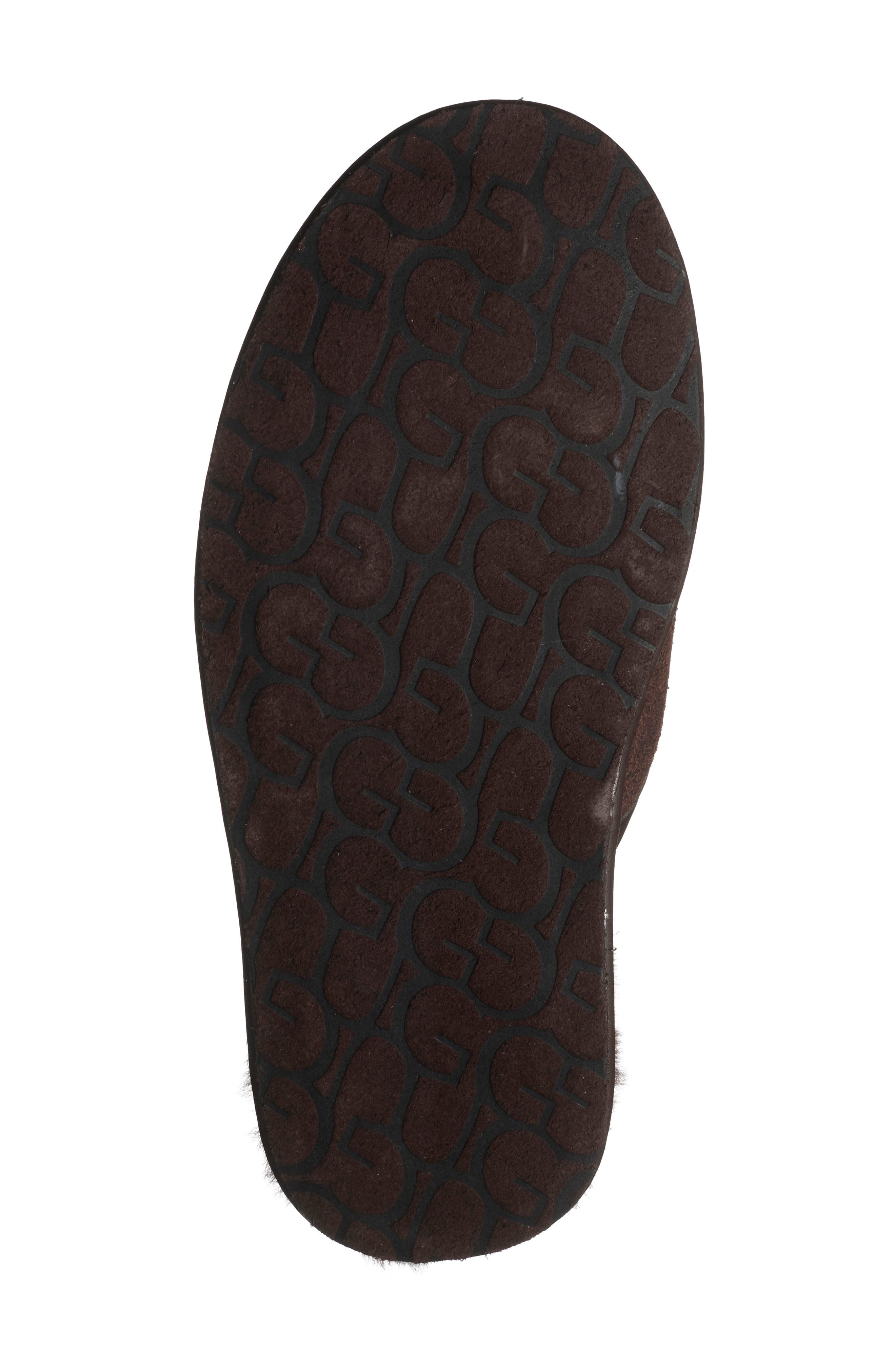 Distressed Scuff Slipper, Alternate, color, DUSTED COCOA