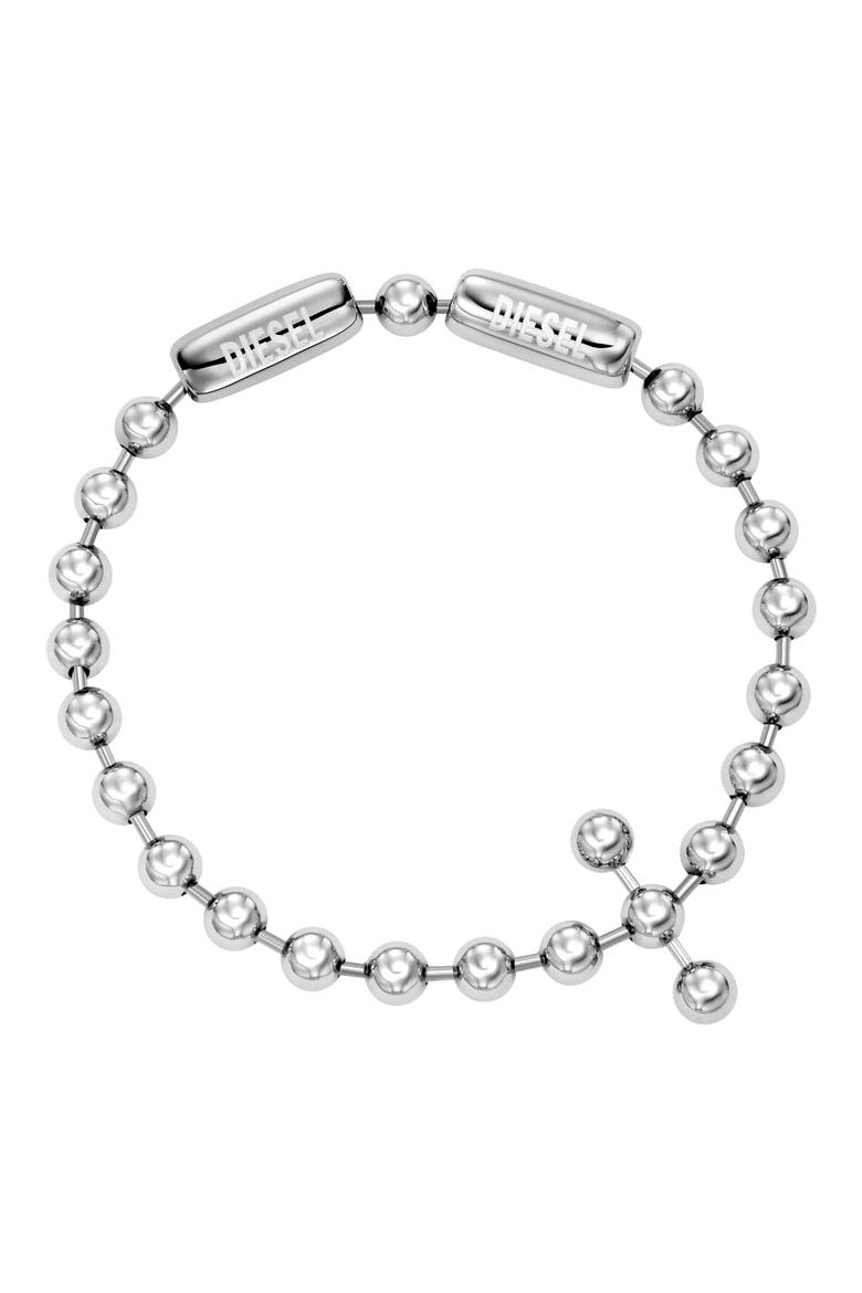 Ball Chain Bracelet, Main, color, SILVER
