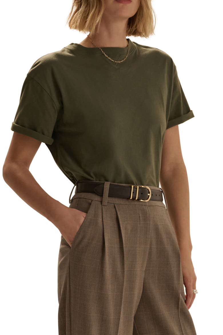 The Everyday Organic Cotton T-Shirt, Alternate, color, ARMY