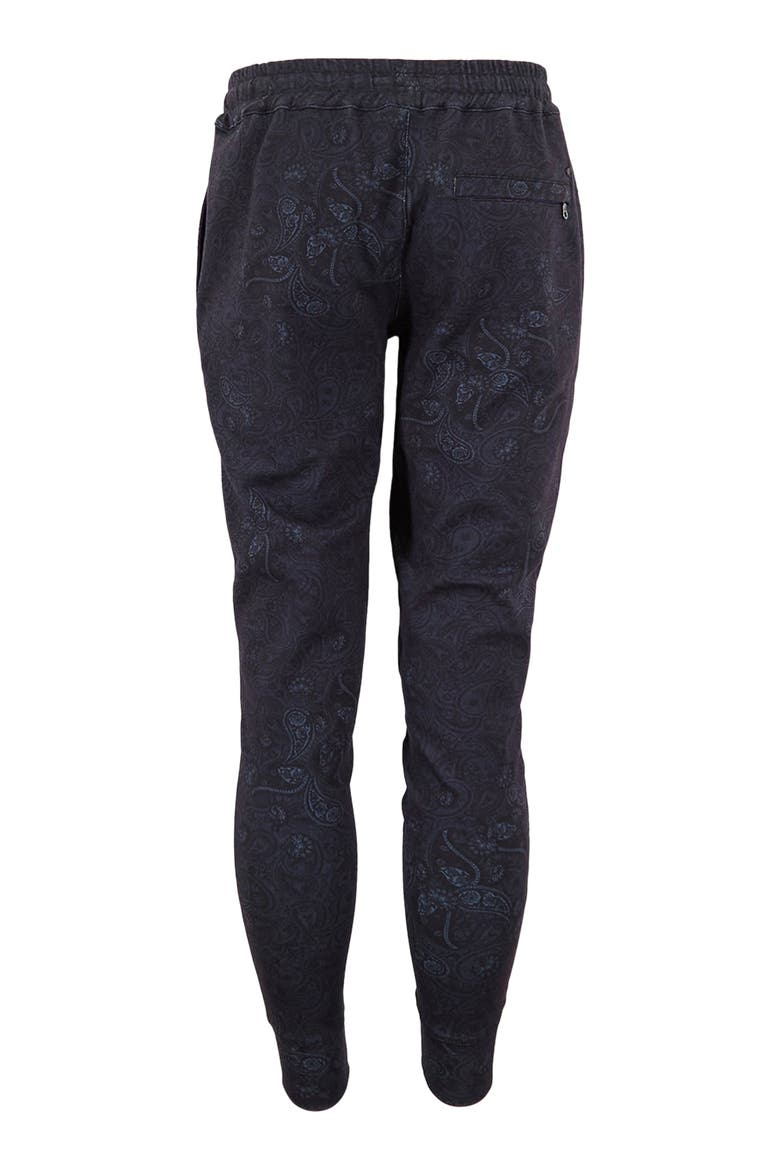 Jay Brushed Interlock Jogger Pant, Alternate, color, Montgat Paisley Black