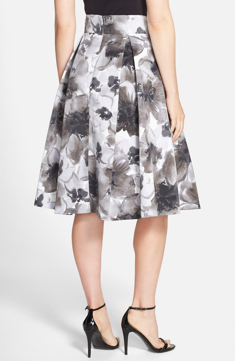 Eliza J Pleated Ball Skirt, Alternate, color, 