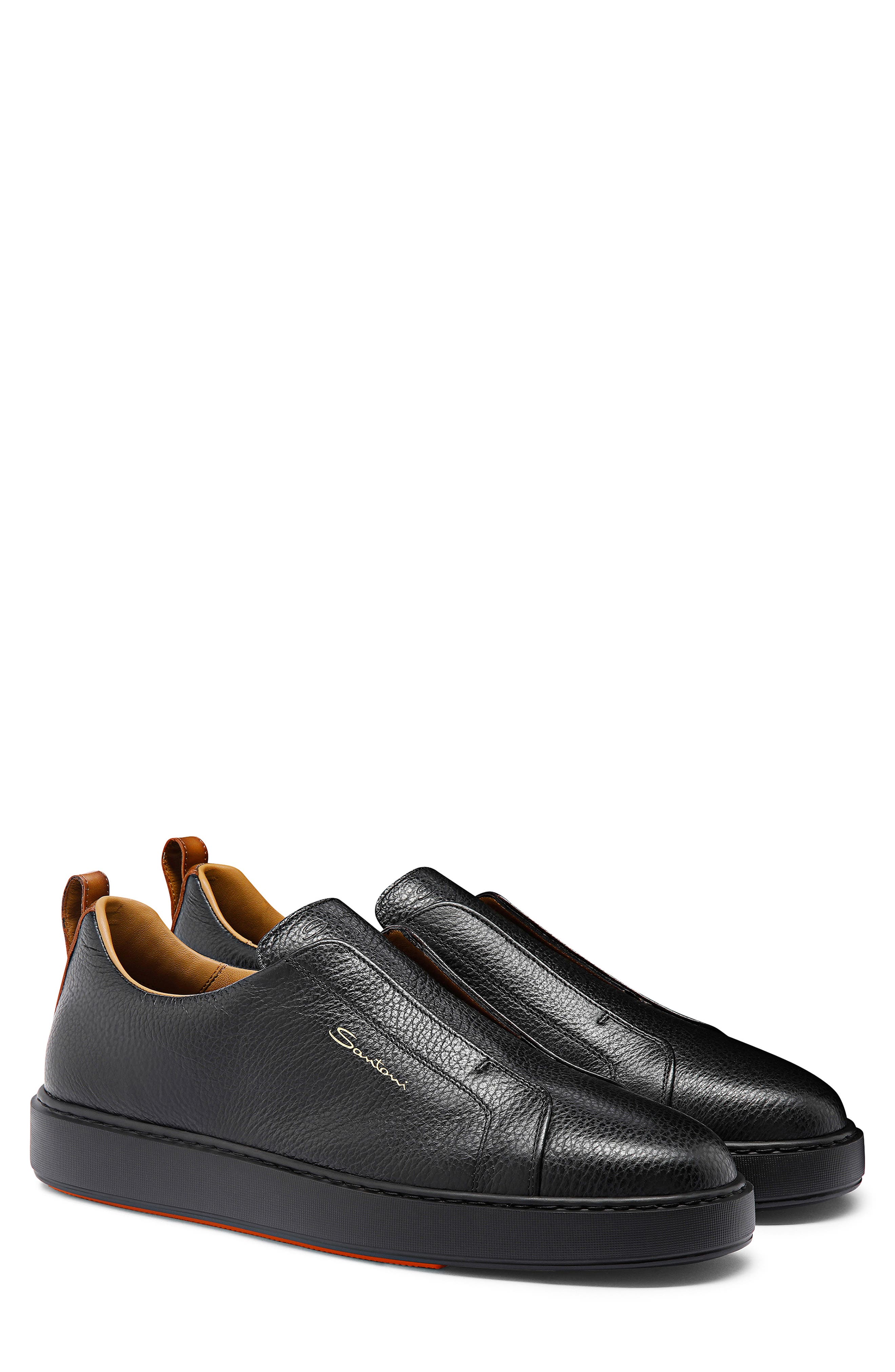 Santoni Victory Laceless Slip-On Sneaker, Main, color, 