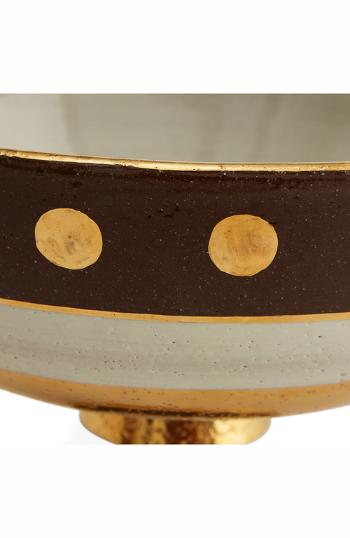 Jonathan Adler Chroma Bronze Bowl In Gold